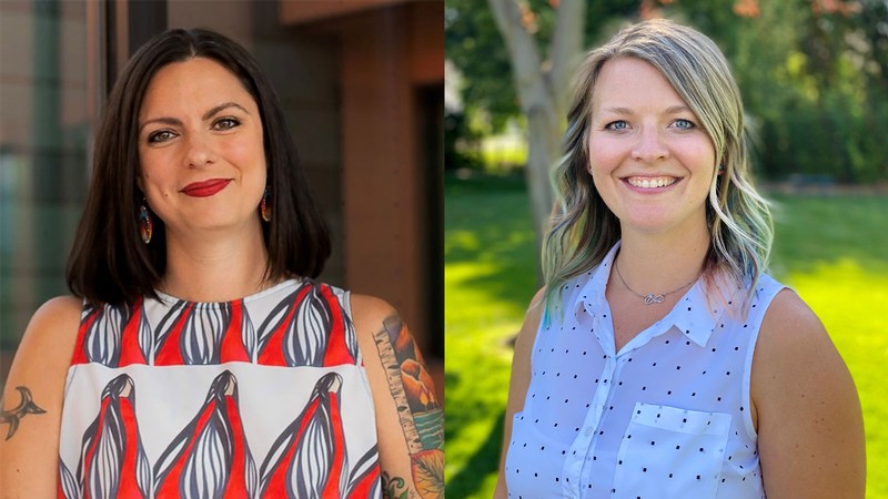 This composite image shows Melissa Tehee and Breanne Litts.