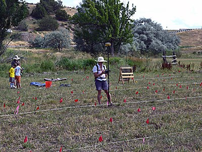 USU faculty member and researcher Molly Cannon at the Bear River massacre site