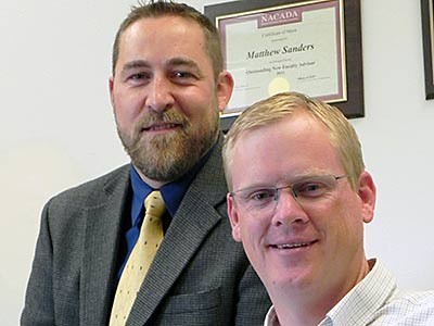 CHaSS faculty Clair Canfield and Matt Sanders