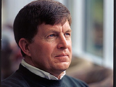 author Chris Crowe appears on USU's campus