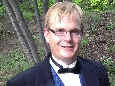 USU student Chad Nielsen, 2014 Arrington Writing Award winner