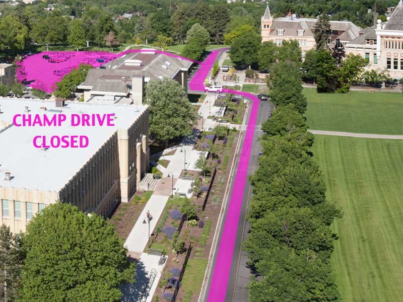 Champ Drive arial