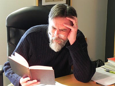 Philosophy professor Charlie Huenemann