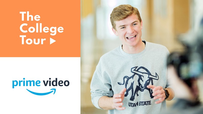 Alex Lambert being filmed to help promote the casting call for The College Tour.