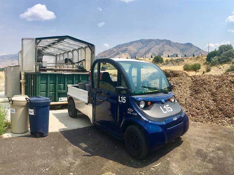 USU compost truck