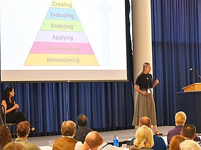 Dr. Cynthia Furse speaking at USU conference