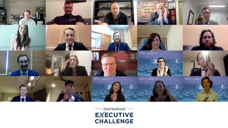 The first virtual International Executive Challenge (IEC), on March 19, 2021.