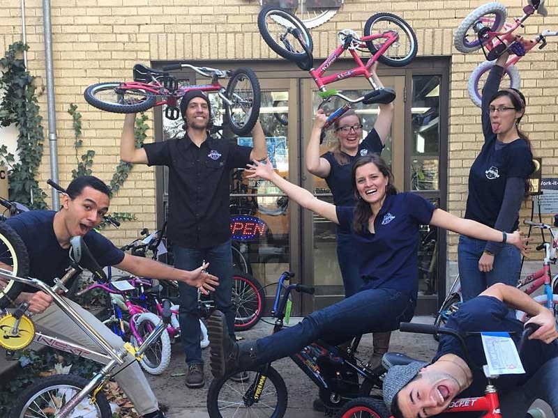 Aggie Blue Bikes staff