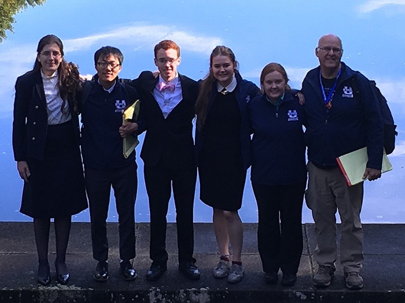 Erika Mueller, Taehoon Bang, Brock Redman, Sam Hendricks, Carsyn Endres and Tom Worthen