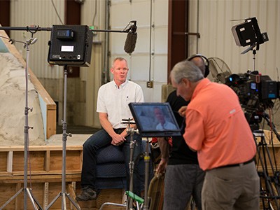 Michael Johnson in an interview