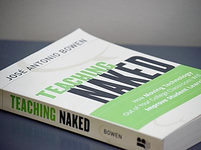 book cover for 'Teaching Naked' whose author will speak at USU