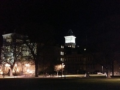 Old Main with the