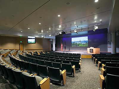 USU's refurbished Eccles Conference Center Auditorium