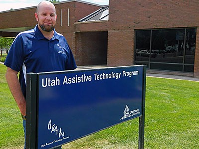 USU Roosevelt campus assistive technology center coordinator Cameron Cressal