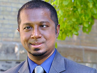 USU's Sachin Pavithran, director, Utah Assistive Technology Program