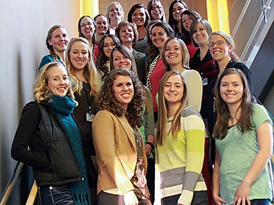 USU Literacy Clinic tutors in a group
