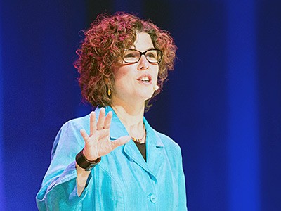 USU psychology professor Dr. Melanie Domenech Rodríguez during her TEDxUSU talk