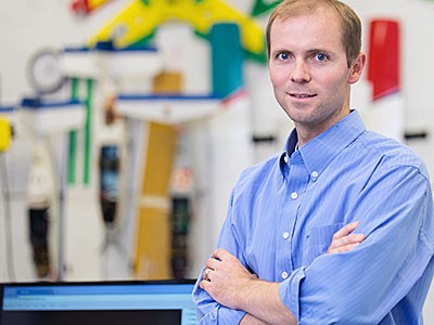 Engineering professor Doug Hunsaker