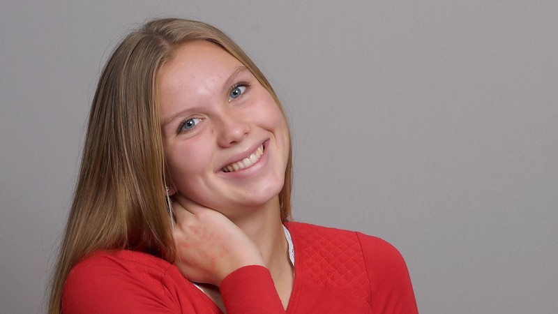 USU freshman biochemistry major Emmaline Haderlie.