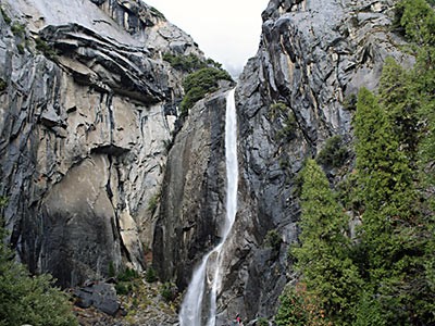 a waterfall, graphic illustration for USU Extension water website