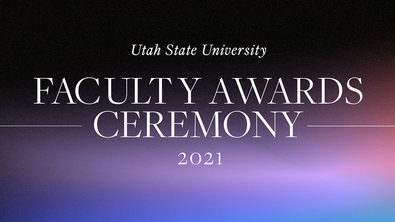 Faculty Awards Ceremony 2021 Graphic banner.