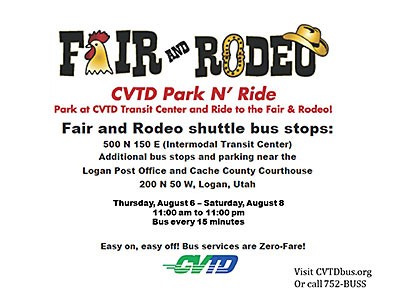 graphic illustration for the Cache County Fair and Rodeo
