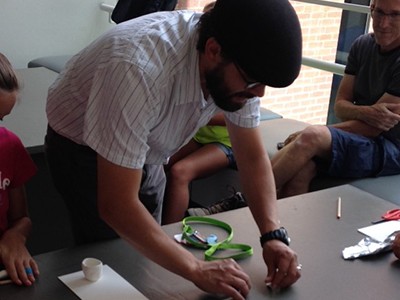 NEHMA Hosts Family Art Days in the Merrill-Cazier Library