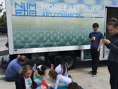NEHMA'S Mobile Art Truck
