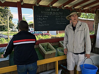 Community Supported Agriculture, student workers