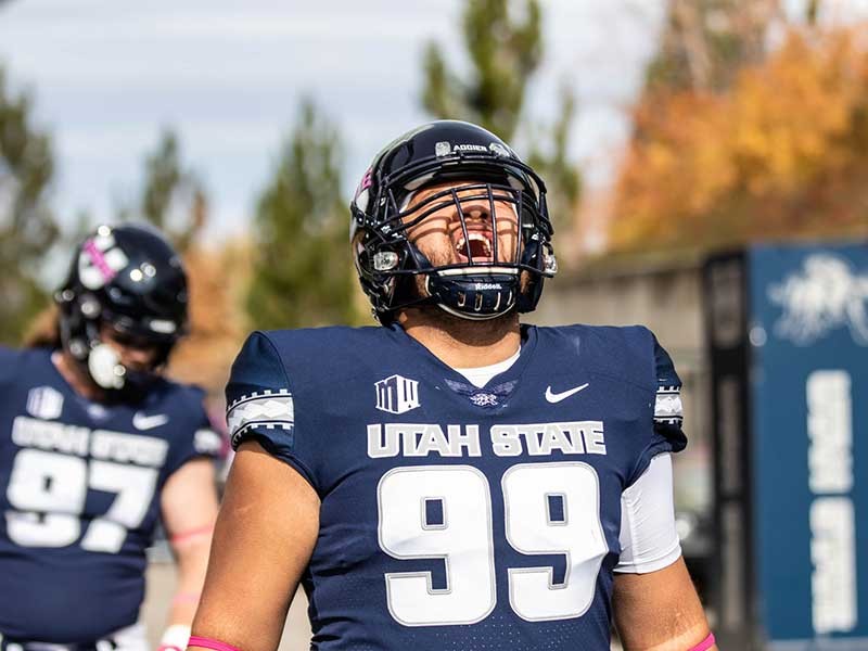 USU Football Player