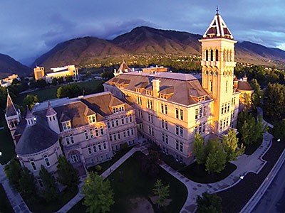 Utah State University's Old Main building