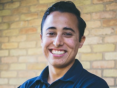 USU aviation student Frank M. De Leon Compres