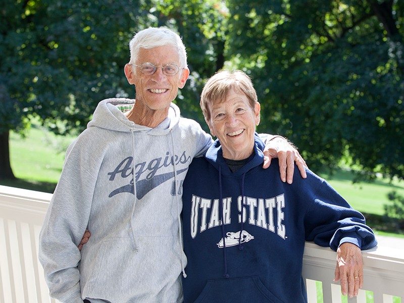 Art and Mary Heers, USU Alumni of the Year