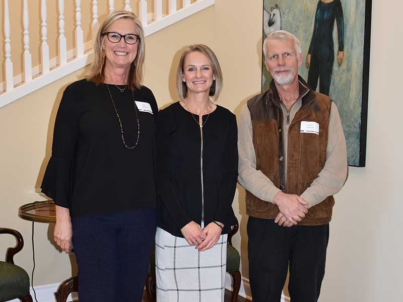 Heidi Wengreen with Janet Anderson and Charles Carpenter