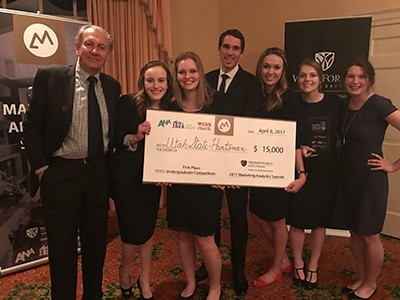 Huntsman Student Marketing Team with Gordon McLean