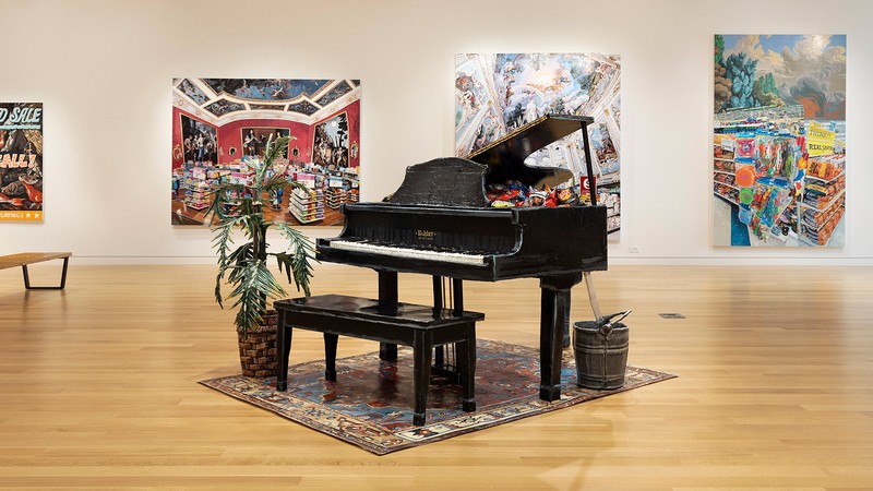 Installation view of “Your Place in the Multiverse: Jean Lowe.”