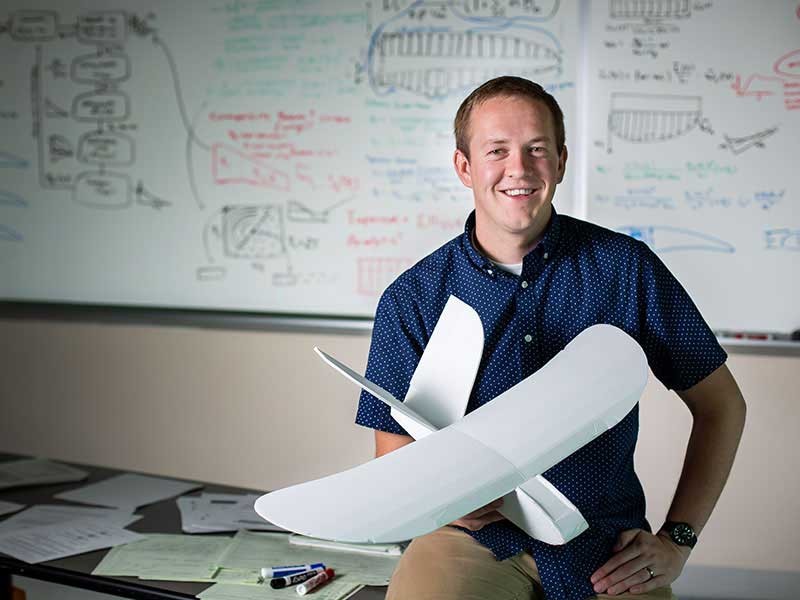 USU Engineering PhD student Jeff Taylor