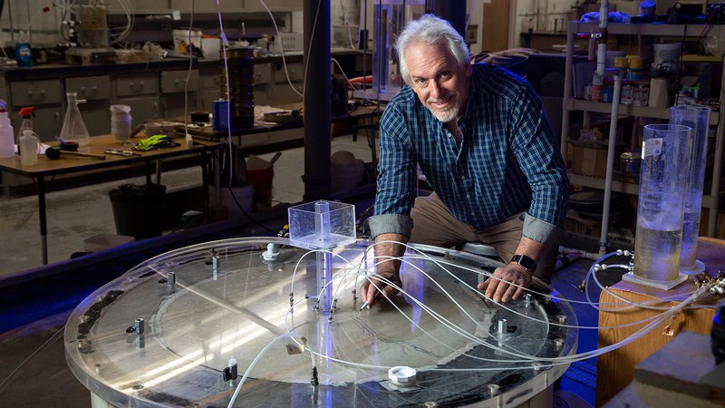 Civil engineering professor John Rice.