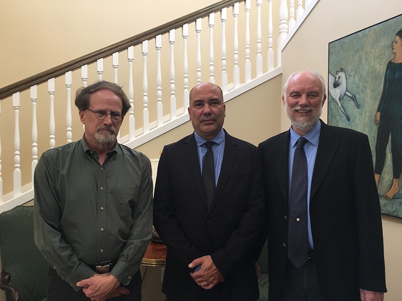 Juan J. Villalba with Mike Kuhns and Chris Luecke