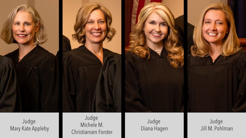 Michele M. Christiansen Forster, Mary Kate Appleby, Diana Hagen and Jill M. Pullman.
