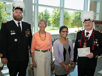 Knights Templar members and USU administrators and faculty