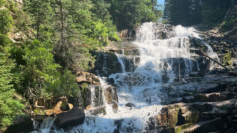 A waterfall.