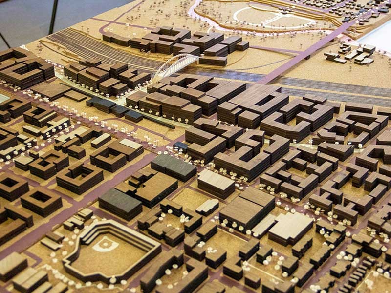 3D rendering of Ogden City plan
