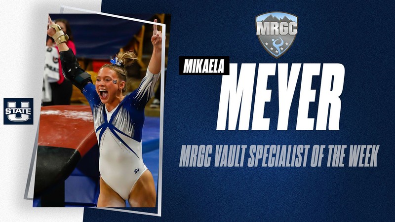 Utah State senior gymnast Mikaela Meyer