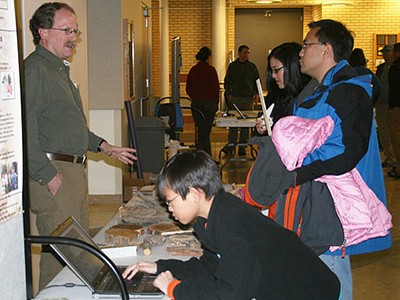 Mike Kuhns participates in public outreach