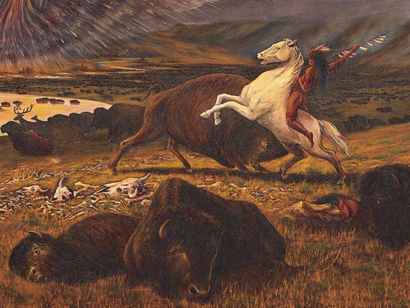 Margaret Nielsen, The Last of the Buffalo, 1990