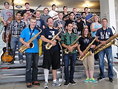 members of USU's Jazz Orchestra