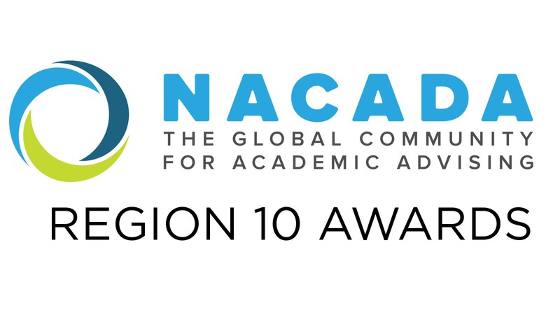 NACADA graphic for Region 10 awards.