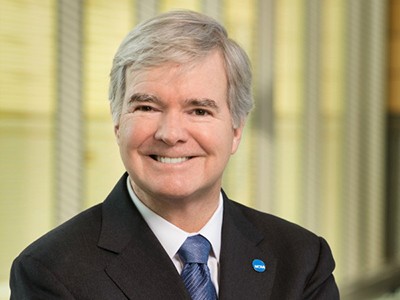 NCAA President Mark A. Emmert speaks at Utah State University