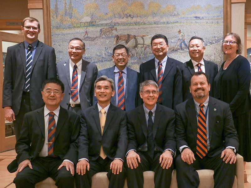 USU recently hosted administrators from National Chung Hsing University